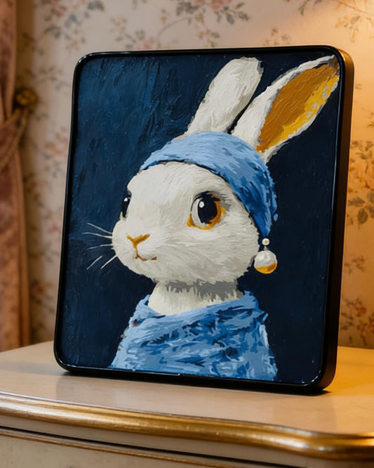 MissBunny Textured Paint by Numbers Kit – DIY 3D Tabletop Canvas Art for Home Decor