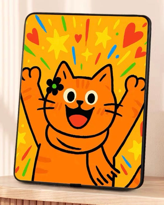Garfield's Joy Textured Paint by Numbers Kit – DIY 3D Tabletop Canvas Art for Home Decor