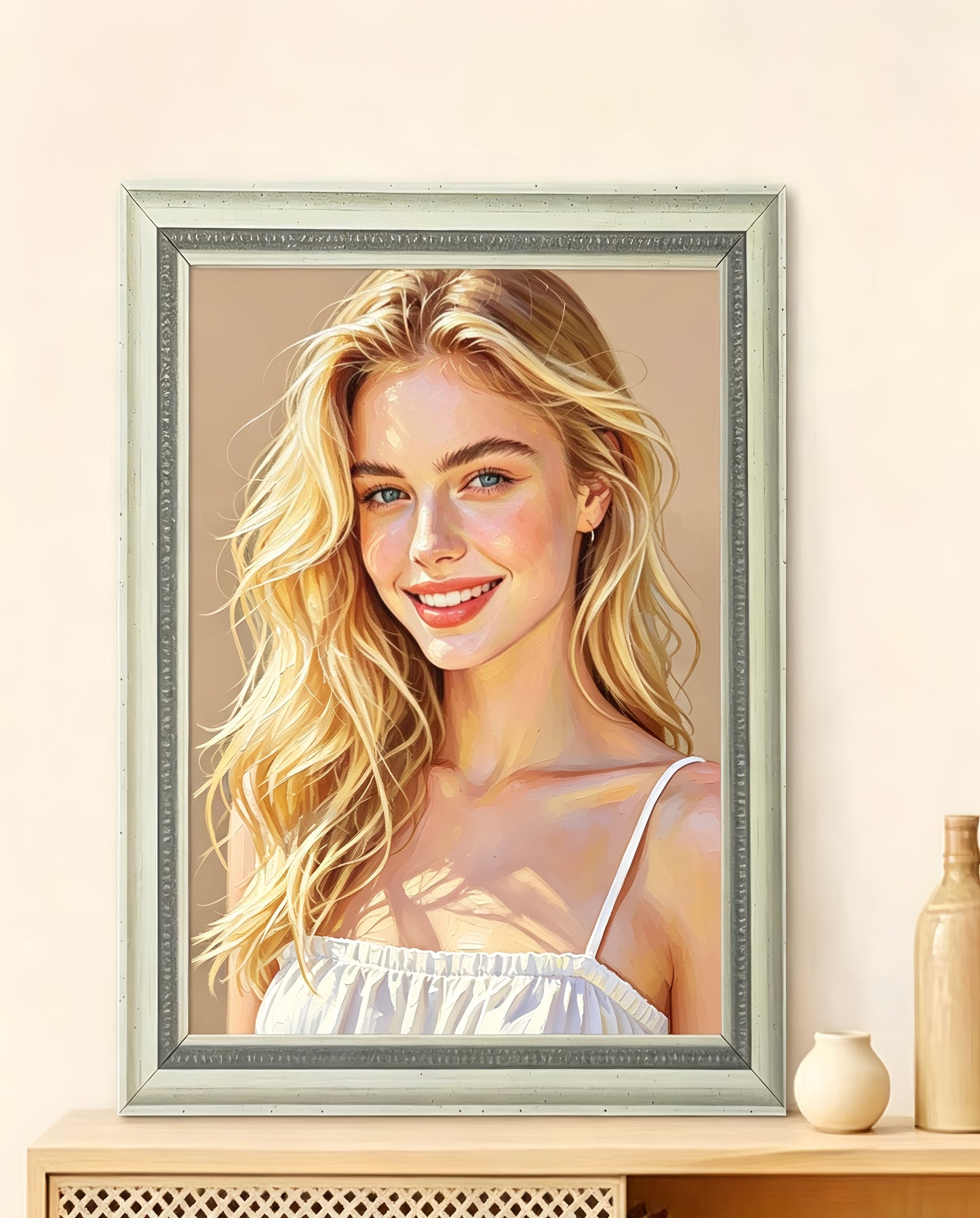 DIY Paint by Number Kit - Custom Personalized Photo Acrylic Painting Set for Home Decor & Handmade Gifts