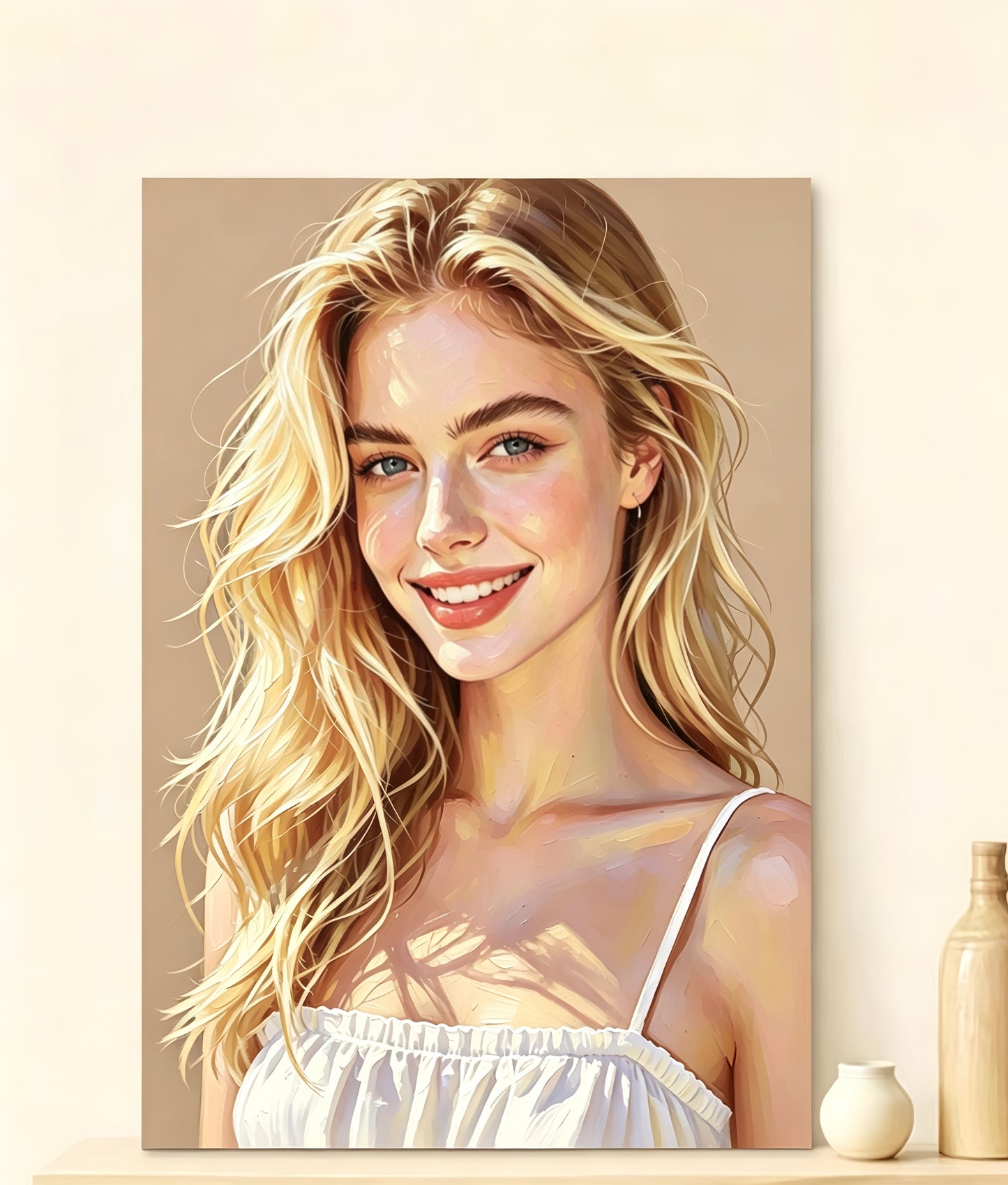 DIY Paint by Number Kit - Custom Personalized Photo Acrylic Painting Set for Home Decor & Handmade Gifts