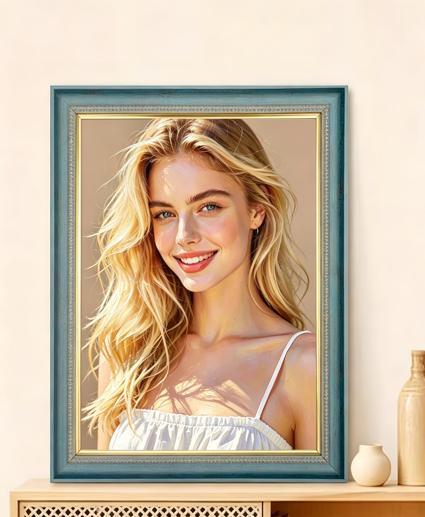 DIY Paint by Number Kit - Custom Personalized Photo Acrylic Painting Set for Home Decor & Handmade Gifts