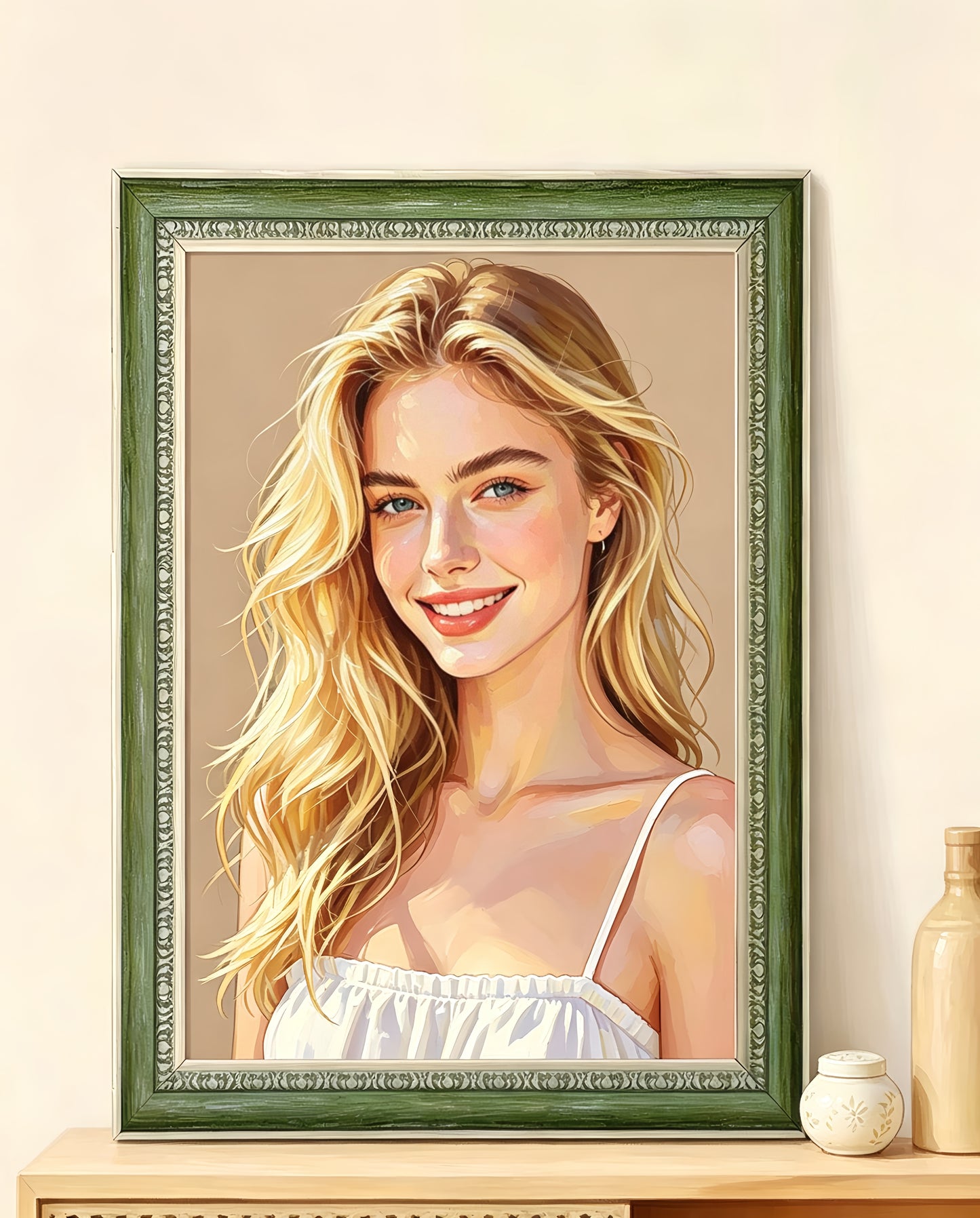 DIY Paint by Number Kit - Custom Personalized Photo Acrylic Painting Set for Home Decor & Handmade Gifts